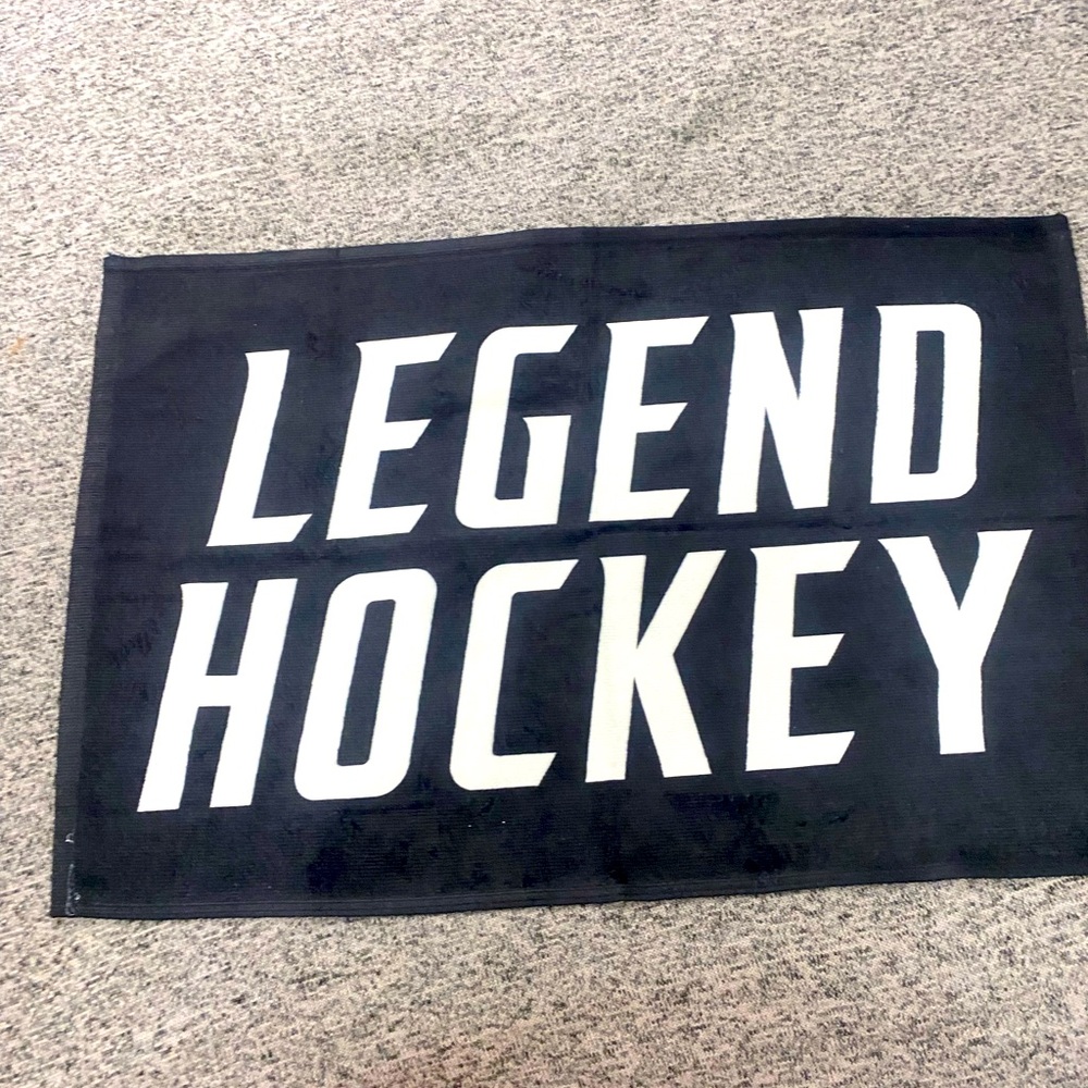 Black & White Legend Hockey 1 1/2’ X 2’ Wincraft Soft Hand Towel